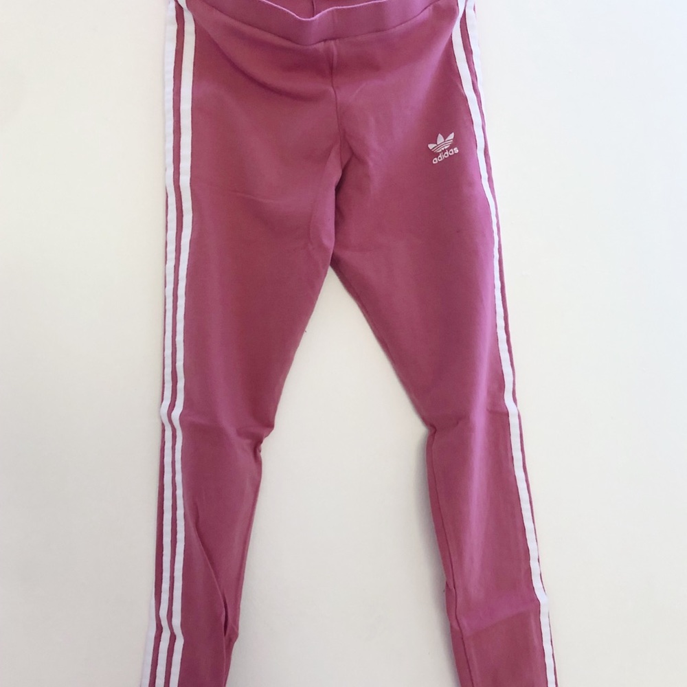 pink adidas leggings